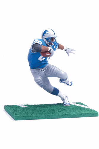 2005 McFarlane NFL Legends Barry Sanders (Blue Jersey) (3B)