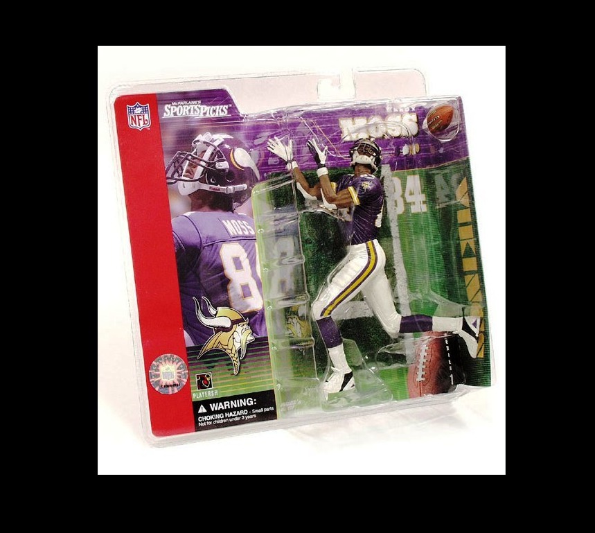 2001 McFarlane NFL Randy Moss (Clean Purple "Moss" Jersey)-3