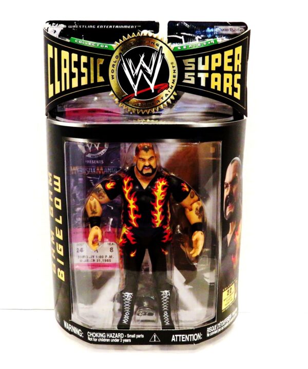 Bam Bam Bigelow -“Kamikaze Headbutt!” (Classic Super Stars Series!) Series-9 “Rare-Vintage” (2006) 