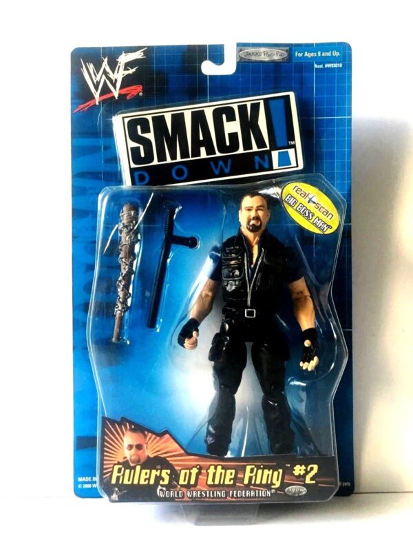 Big Boss Man Rulers of the Ring #2 Big Boss Man -“Rulers of the Ring #2”! (WWF-Smack Down!) Series-2 “Rare-Vintage” (2000)