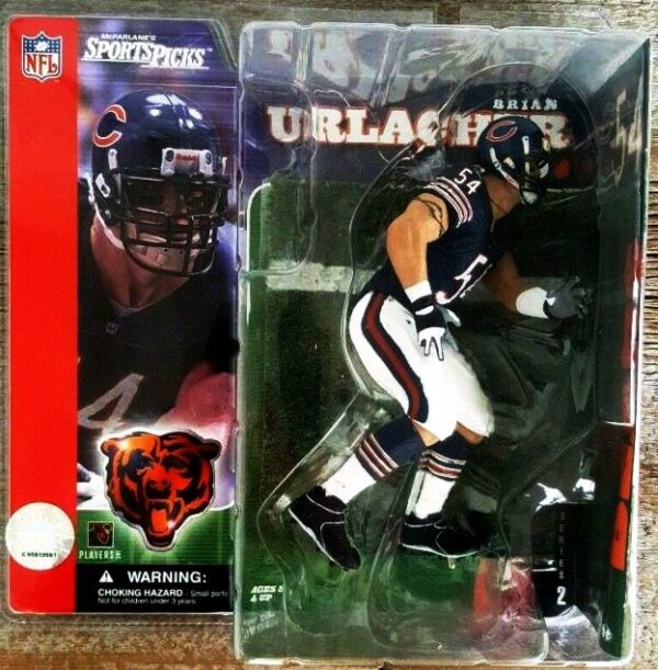 Brian Urlacher – (Chicago Bears-"Rookie" LB #54-“Clean" Uniform-Chase Variant) Series-2 (2001)