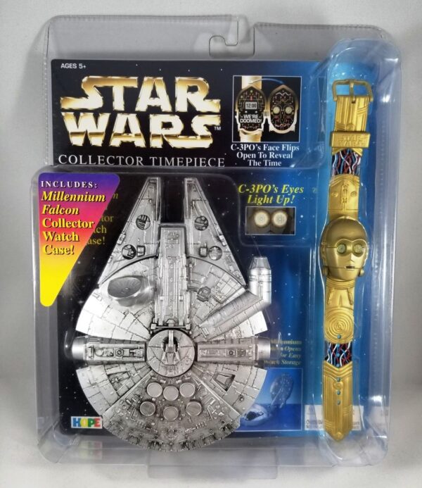 C-3PO Watch With Millennium Falcon Case C-3PO Watch With Millennium Falcon Case