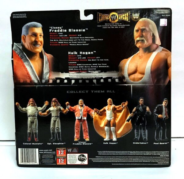 Classy Freddie Blassie and Hulk Hogan -“Limited Edition” (Classic Super Stars 2-Pack!) Series-10 “Rare-Vintage” (2005) 