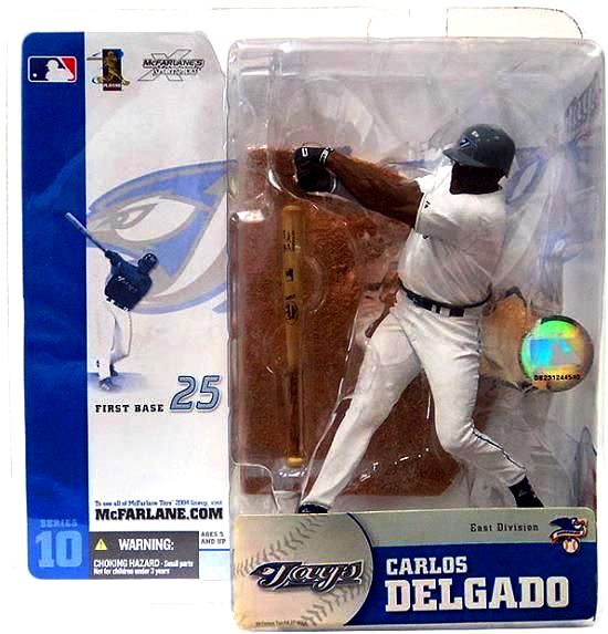 Carlos Delgado – (“Blue Jays”) White Uniform "Chase-Variant" (Series 10) 2004