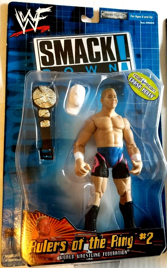 Crash Holly Rulers of the Ring #2 Crash Holly -“Rulers of the Ring #2”! (WWF-Smack Down!) Series-2 “Rare-Vintage” (2000)