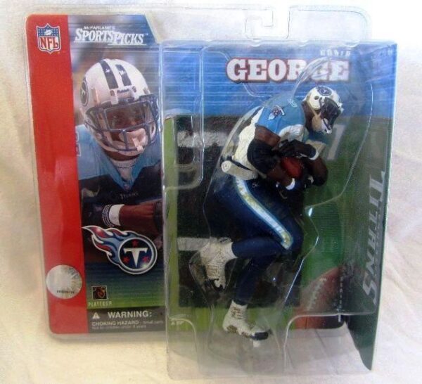 Eddie George - (Tennessee Titans-“Dirty” White Jersey variant-chase) Series-1
