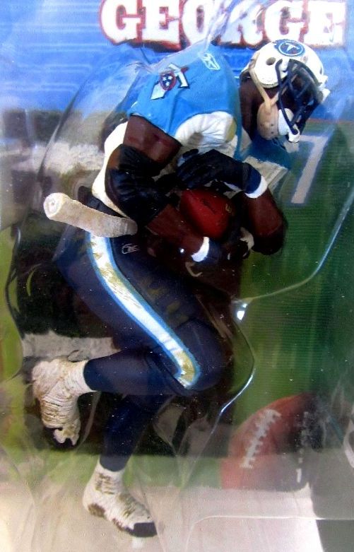 Eddie George - (Tennessee Titans-“Dirty” White Jersey variant-chase) Series-1