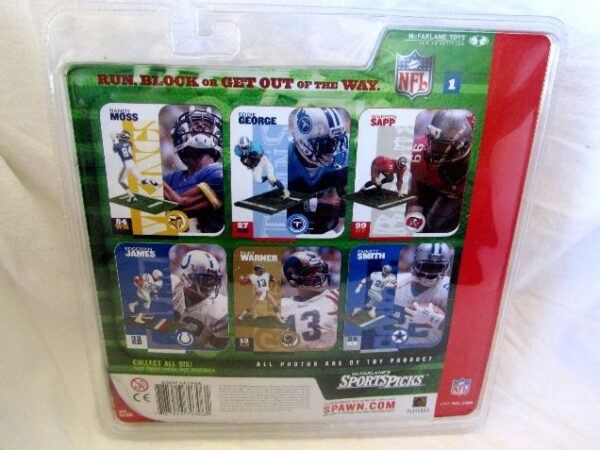Eddie George - (Tennessee Titans-“Dirty” White Jersey variant-chase) Series-1