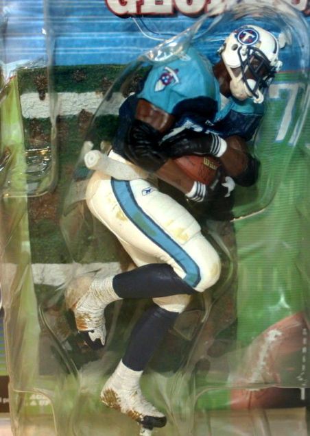 Eddie George - (Tennessee Titans-“Dirty” Blue Jersey) Series-1