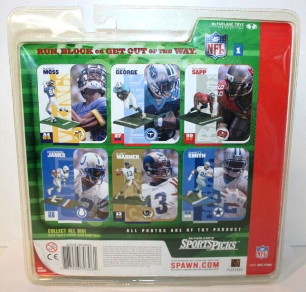 Eddie George - (Tennessee Titans-“Dirty” Blue Jersey) Series-1