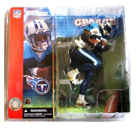 Eddie George - (Tennessee Titans-“Dirty” White Jersey variant-chase) Series-1