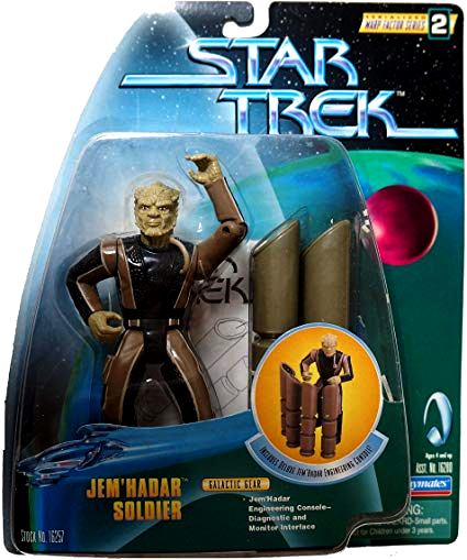 Jem Hadar Soldier Series-2 Jem Hadar Soldier "Warp Factor Edition" (Star Trek Combat Action) Series 2 "Rare-Vintage" (1998)