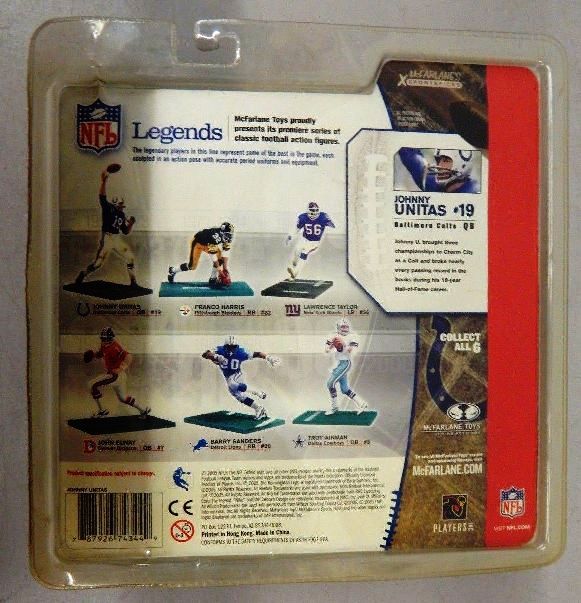 2005 McFarlane NFL Legends Johnny Unitas-2 2005 McFarlane NFL Legends Johnny Unitas-2