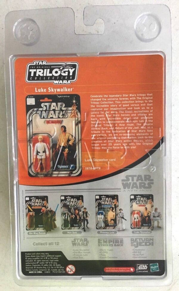 Luke Skywalker (Trilogy Collection) Kenner Card-01 Luke Skywalker (Trilogy Collection) Kenner Card-01