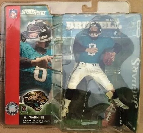 Mark Brunell – (Jacksonville Jaguars QB #8-“Dirty" Teal Uniform) Series-2 (2001)