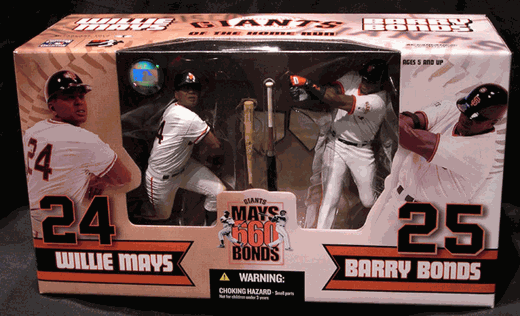 Barry Bonds & Willie Mays 2-Pack ("Toys R Us Exclusive "Variant"-Limited Edition" Box Set) 2005