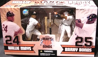 Barry Bonds & Willie Mays 2-Pack ("Toys R Us Exclusive "Variant"-Limited Edition" Box Set) 2005
