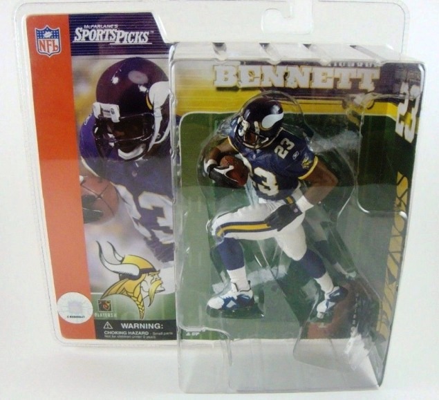 Sportspicks Michael Bennett Minnesota Vikings RB 2002 McFarlane Toys Series 3 for sale online 