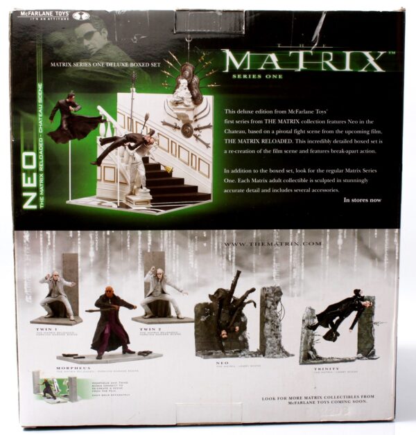 2003 McFarlane -The Matrix Reloaded Neo (Chateau Fight Scene)-1