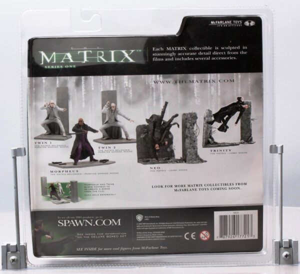 2003 McFarlane -The Matrix Reloaded Neo -Lobby Shooting Scene S-1 (2)