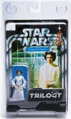 Princess Leia Organa (Trilogy Collection) Kenner Card - Copy