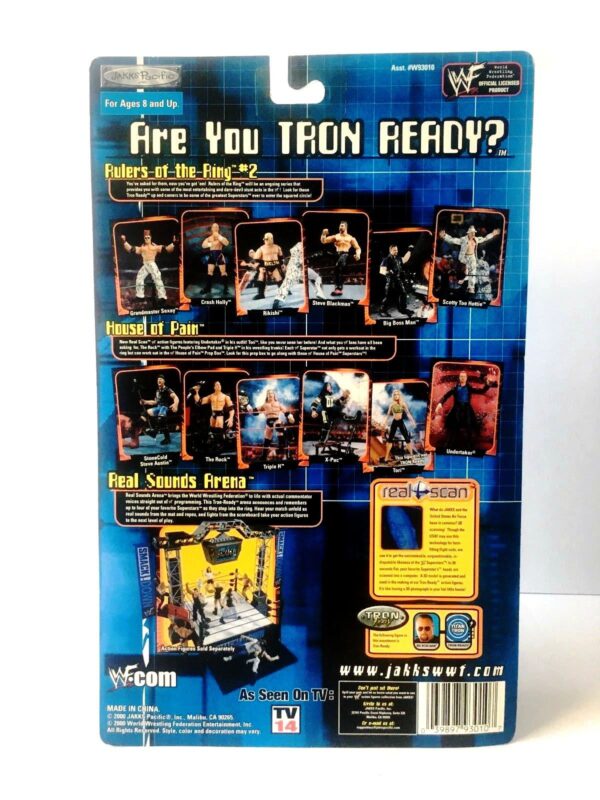 Scottie Too Hottie Rulers of the Ring #2-A Scottie Too Hottie -“Rulers of the Ring #2”! (WWF-Smack Down -"Variant" Silver Boom Box!) Series-2 “Rare-Vintage” (2000)