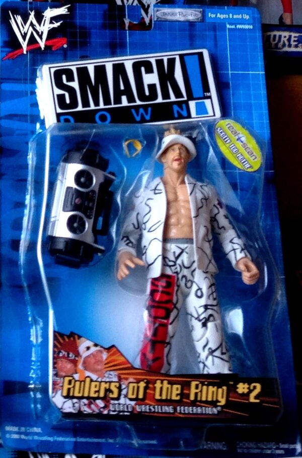 Scottie Too Hottie Rulers of the Ring #2 Silver (Variant Boom Box)-1 Scottie Too Hottie -“Rulers of the Ring #2”! (WWF-Smack Down -"Variant" Silver Boom Box!) Series-2 “Rare-Vintage” (2000)