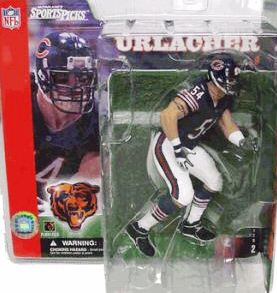 Brian Urlacher – (Chicago Bears-"Rookie" LB #54-“Clean" Uniform-Chase Variant) Series-2 (2001)