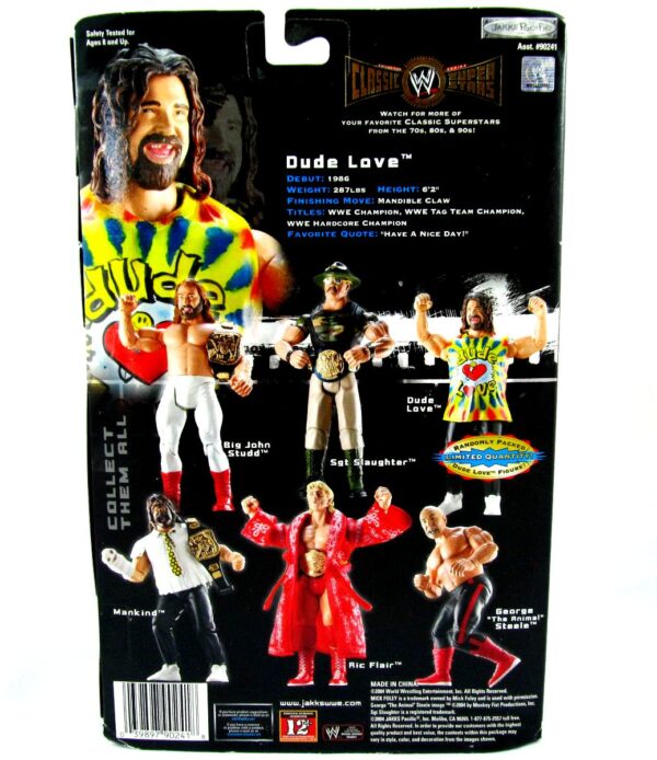 Dude Love -“Limited Edition-Chase Variant” (Classic Super Stars Series!) Series-2 “Rare-Vintage” (2004) 