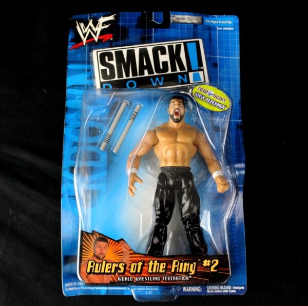 Steve Blackman Rulers of the Ring #2-1 Steve Blackman -“Rulers of the Ring #2”! (WWF-Smack Down!) Series-2 “Rare-Vintage” (2000)