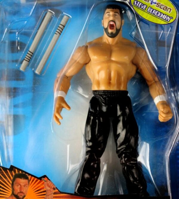 Steve Blackman Rulers of the Ring #2-1a Steve Blackman -“Rulers of the Ring #2”! (WWF-Smack Down!) Series-2 “Rare-Vintage” (2000)