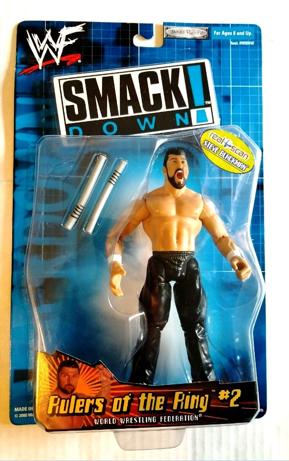 Steve Blackman Rulers of the Ring #2-1aa Steve Blackman -“Rulers of the Ring #2”! (WWF-Smack Down!) Series-2 “Rare-Vintage” (2000)