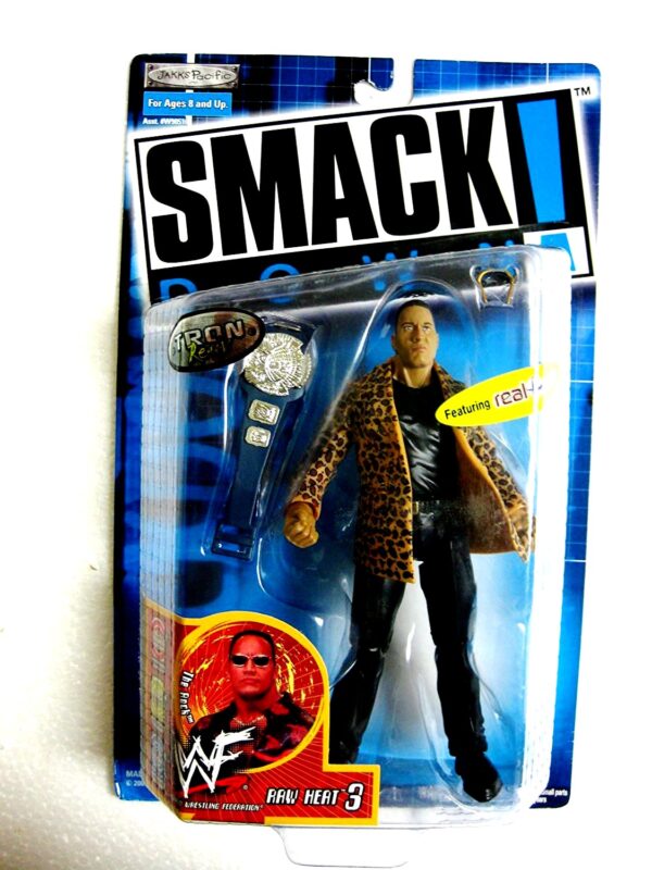 The Rock Raw Heat 3 SmackDown-1 The Rock -“Raw Heat 3”! (“WWF Smack Down”) Series-1 “Rare-Vintage” (2000)