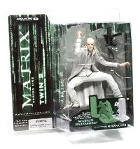 2003 McFarlane -The Matrix Reloaded Twin 2 Garage Scene Series-1-a