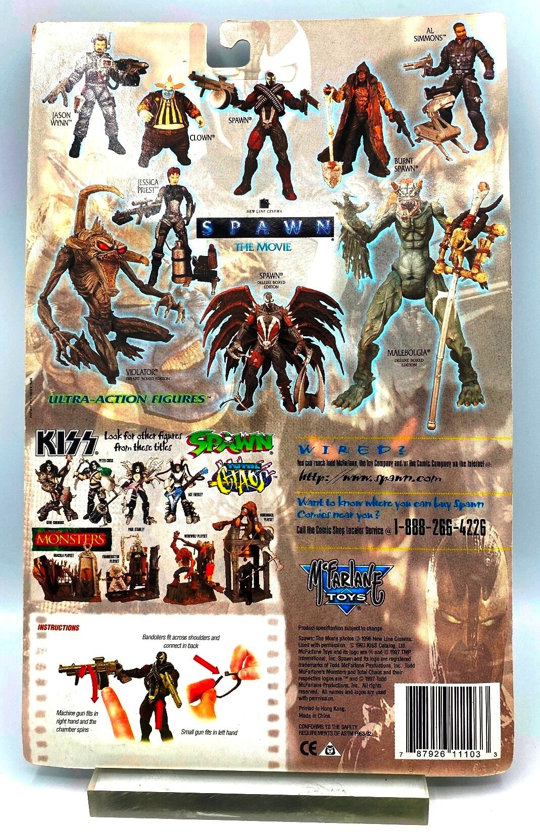 1997 Spawn The Movie Spawn Masked (Variant) Ultra Figure