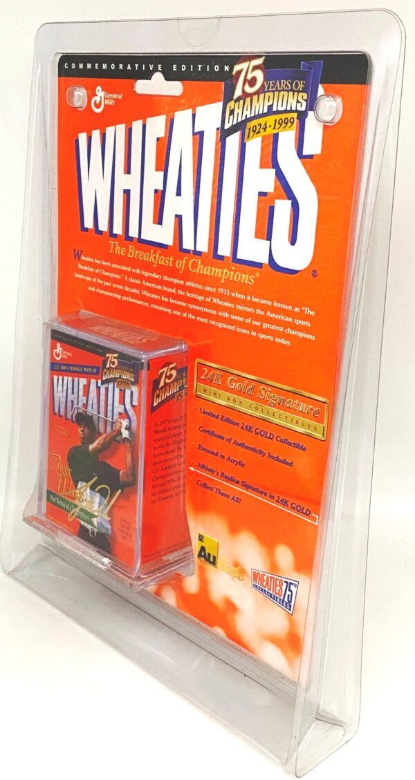 1999 Wheaties 24K Gold Signature Tiger Woods (3) 1999 Wheaties 24K Gold Signature Tiger Woods (3)