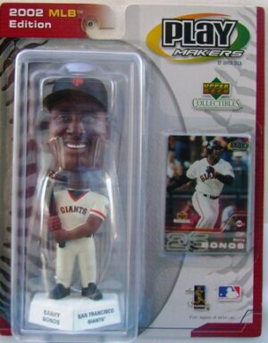 Barry Bonds Play Maker “San Francisco Gaints White Uniform-MLB Edition” (Upper Deck Play Makers Collection Series) “Rare-Vintage” (2002)