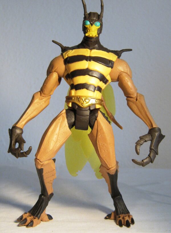 Buzz-Off “Open Mouth Smile w/Gold Belt”- Heroic Warrior! (Masters Of The Universe Series-5) “Rare-Vintage” (2002)