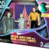 Captain James Kirk with Balok and Balok's Puppet