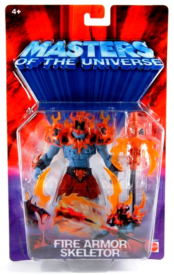 (Fire Armor Skeletor) Fire Armor Skeletor “Overlord of Evil”! (Masters Of The Universe Series-3) “Rare-Vintage” (2002)