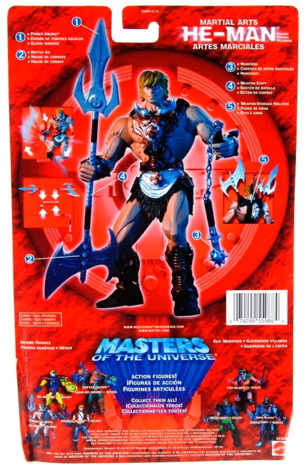 (Martial Arts He-Man)-1a Martial Arts - He-Man “Prince Adam”! (Masters Of The Universe Series-2) “Rare-Vintage” (2002)