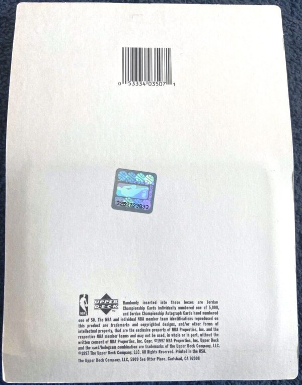 Michael Jordan Upper Deck The Jordan Championship 24-Card Set 1997-01 Michael Jordan Upper Deck The Jordan Championship 24-Card Set 1997-01