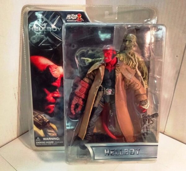 Open mouth Hellboy with Ivan the corpse (Angry Variant)-B Hellboy "Open Mouth Angry Variant"! (Hellboy Trench Coat & "Ivan The Corpse" Movie Series) Series-1 “Rare-Vintage” 2004