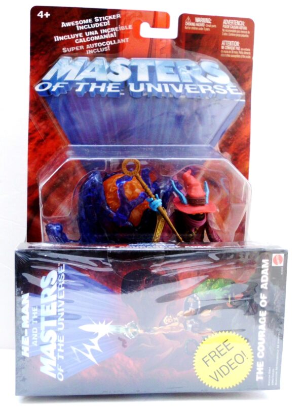 (Orko “wVideo & Action Chip”) (1) Orko “w/Action Chip & The Courage Of Adam-Video” Heroic Court Magician! (Masters Of The Universe Series-3) “Rare-Vintage” (2002)