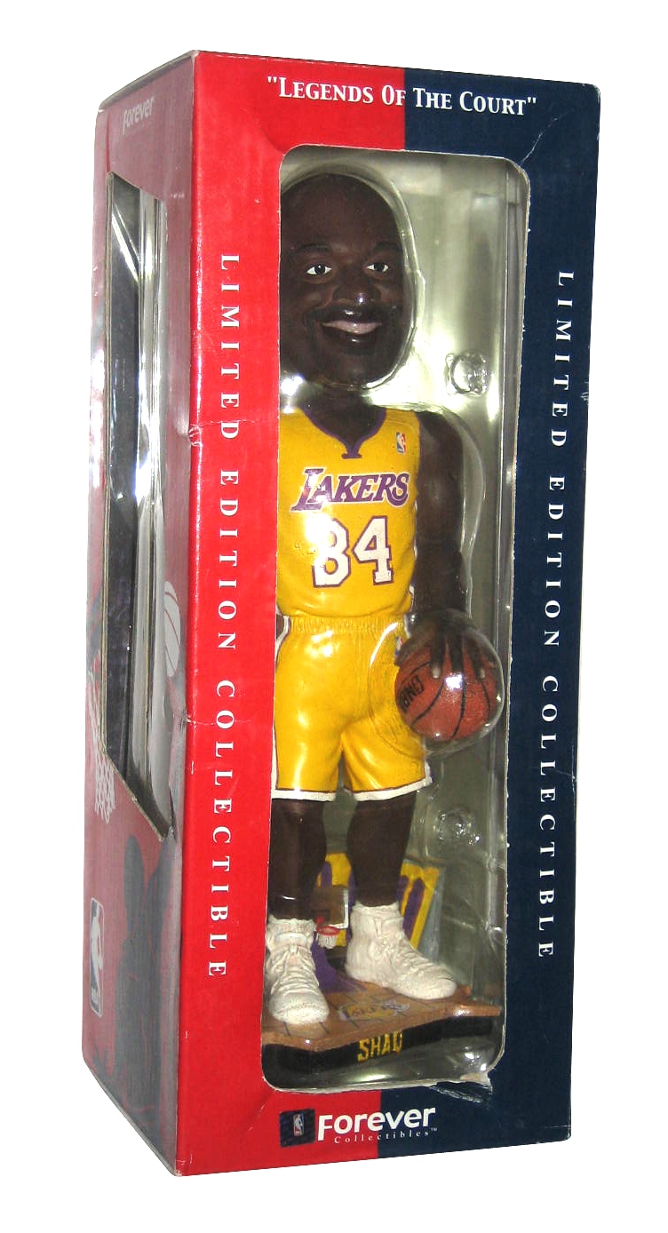 Shaquille O'Neal Autographed Los Angeles Lakers Gold Shaq Diesel Custo -  Famous Ink