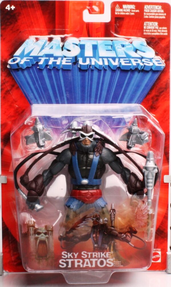 Sky Strike Stratos “Heroic Winged Warrior”! (Masters Of The Universe Series-1) “Rare-Vintage” (2002)
