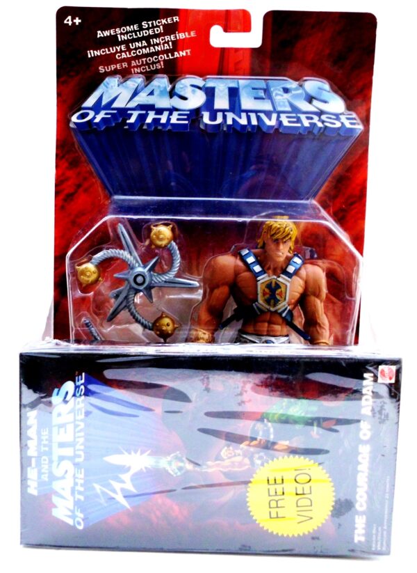 Smash Blade He-Man “w/Action Chip & The Courage Of Adam Video” Sword of Power! (Masters Of The Universe Series-2) “Rare-Vintage” (2002)