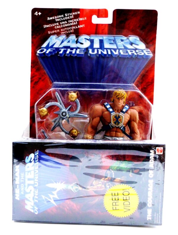 Smash Blade He-Man “w/Action Chip & The Courage Of Adam Video” Sword of Power! (Masters Of The Universe Series-2) “Rare-Vintage” (2002)