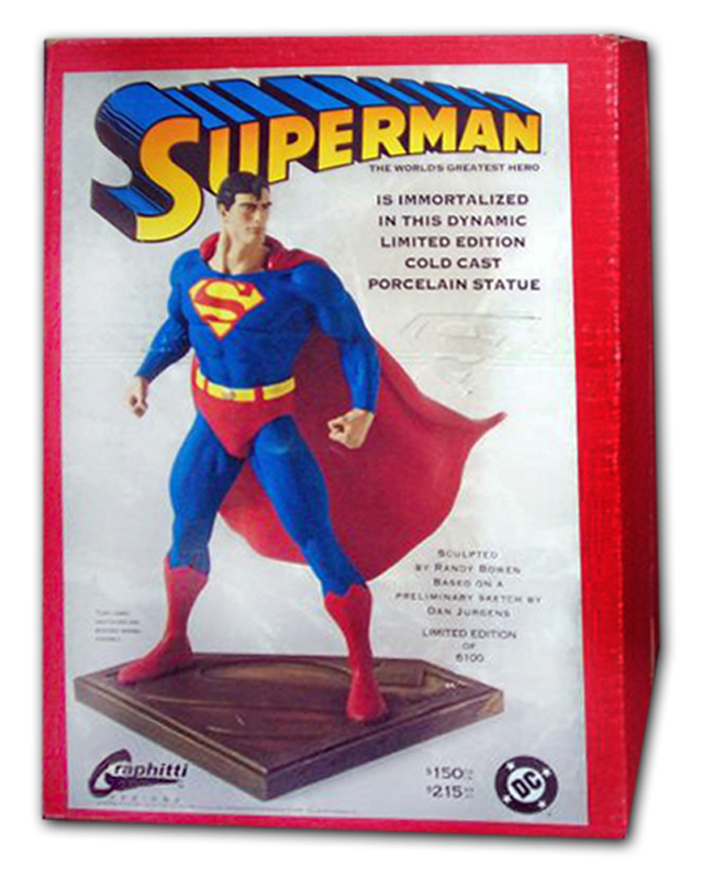 Details about   SUPERMAN Masterpiece Collection 10 inch statue perfect condition 1999 