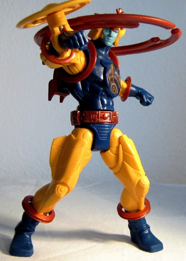 (Sy-Klone - battle ring and shield)-1f Sy-Klone “Heroic Warrior”! (Masters Of The Universe Series-4) “Rare-Vintage” (2002)